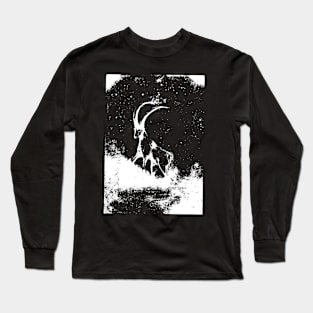 Zodiac capricorn design Long Sleeve T-Shirt